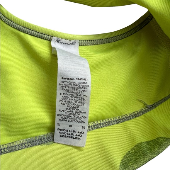 Nike Pro Women Compression Bra XL Green - Picture 4 of 5